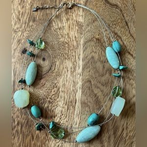 Silpada gorgeous sea gems multi strand necklace